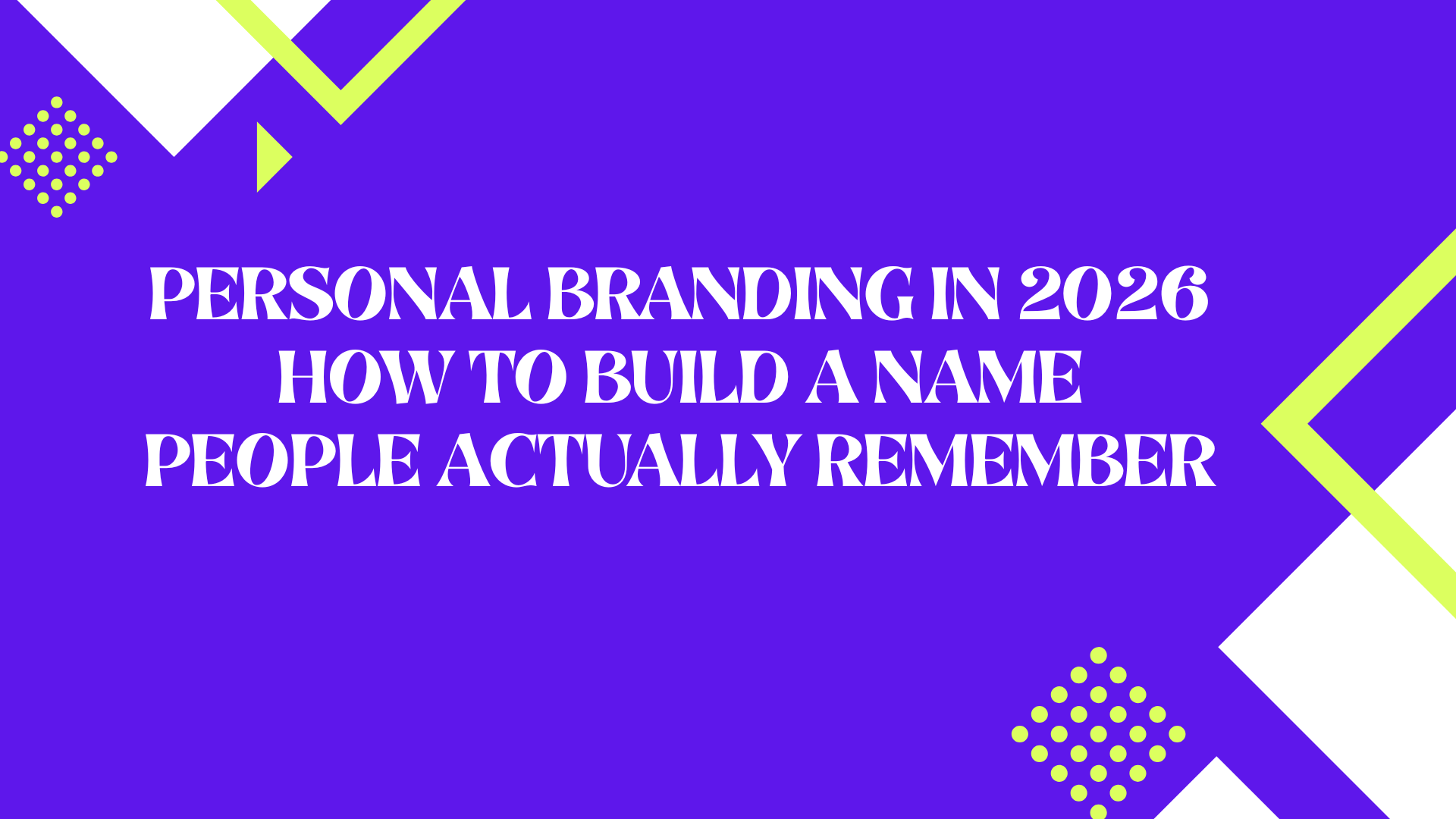 Personal Branding 2026